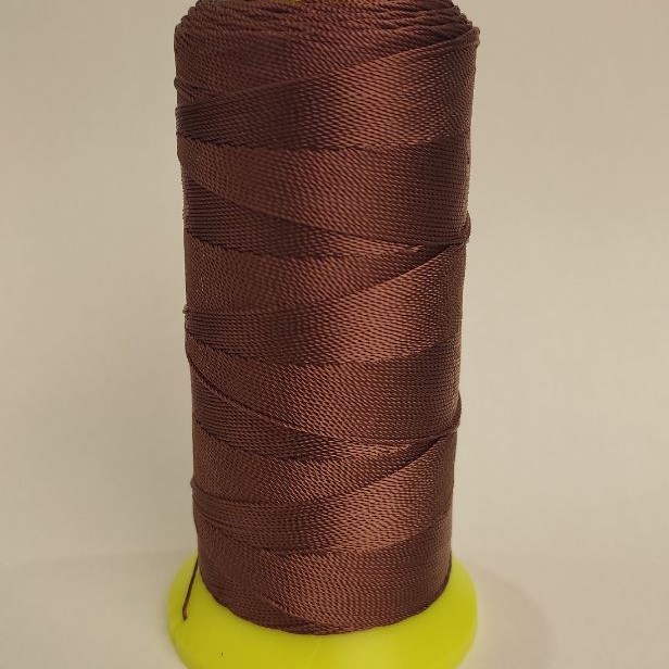 Bobbin hardware nylon craft thread, light brown, diameter 0.9 mm