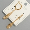 Xuping Earrings, diameter 7x29 mm, length about 44 mm, 18K plating