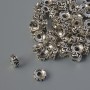 Bead-insert findings, diameter 8x2.5 mm, hole diameter 2.2 mm, packaging 38 pcs, 20 g