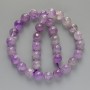 Amethyst Beads, Natural Stone, Smooth Round Beads, 12 mm Diameter, 39 cm Length on Thread ±