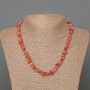 Rhodonite Necklace with Natural Chip Beads, 7x3 mm, length 46 cm ±