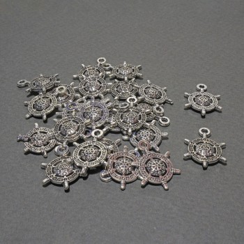Pendant fittings 'Steering Wheel', dimensions 13.5 × 18.5 mm, packaging 23 pcs, 20 g