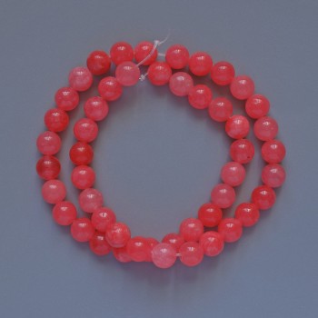 Tourmaline Beads (Imitation) Smooth Round Beads, 8 mm diameter, 38 cm length on beading line