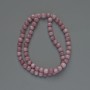 Kunzite Beads (Imitation) - Smooth Round Beads, 6mm diameter, 39cm length on beading thread