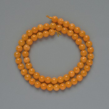 Imitation Citrine Beads - Smooth Sphere