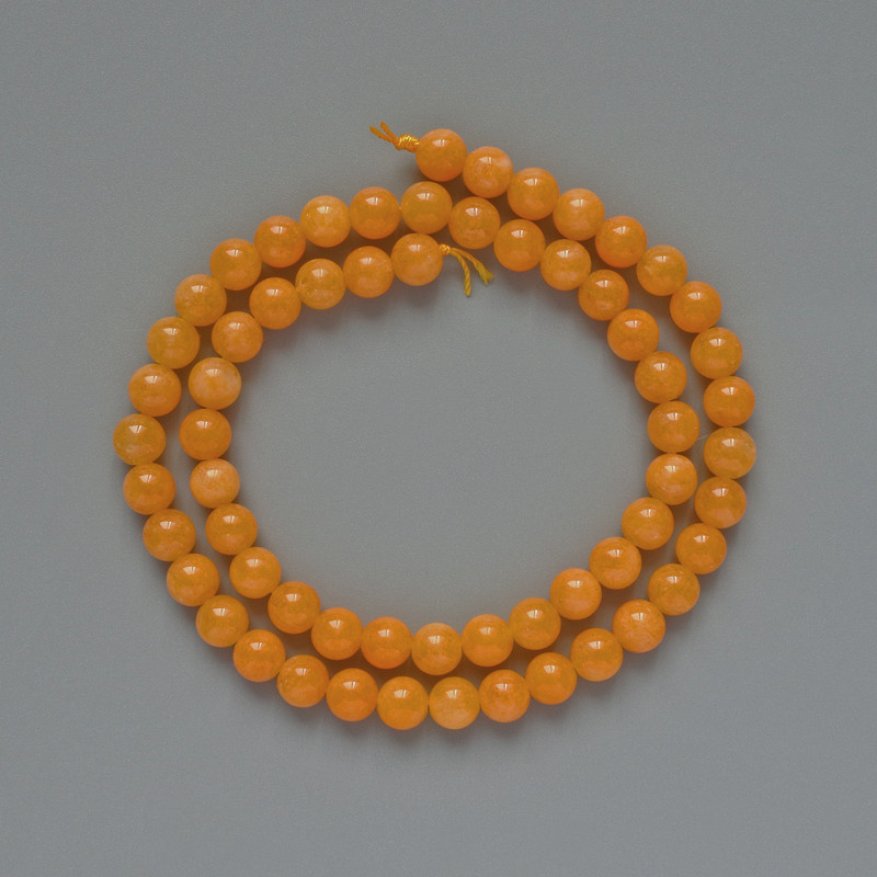 Imitation Citrine Beads - Smooth Sphere