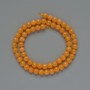 Imitation Citrine Beads - Smooth Sphere