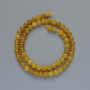 Citrine Beads, Natural Stone, Smooth Ball, Diameter 6mm ±, Length 39cm ± on Thread