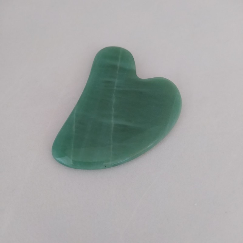 Gua Sha Massager Made of Nephrite Stone 6x8 cm