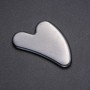 Gua Sha massage scraper natural hematite stone 80x55mm +