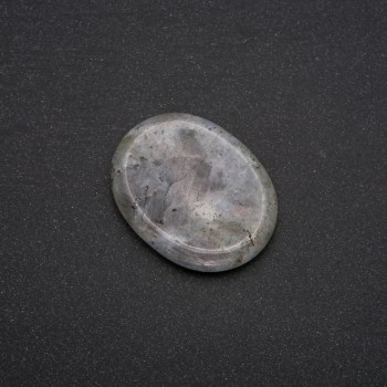 Labradorite Face Massager-Scraper, Natural Stone, 45.5 x 35.5 mm