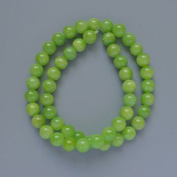 Onyx Beads (Imitation Acrylic) Smooth Beads, 8.5 mm Diameter, 40 cm Length on Thread