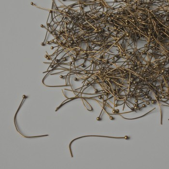 Bronze Ball-Headed Pins, 40mm Length, 200 g