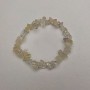 Assorted Bracelet: Rock Crystal and Citrine Chip, 8x3 mm, 18 cm long, stretch