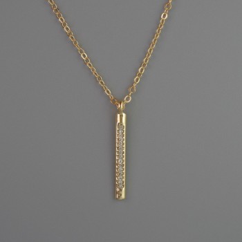 Pendant on a chain of gold-toned metal, diameter 26x3 mm, thickness 1 mm + -, length 40-45 cm +