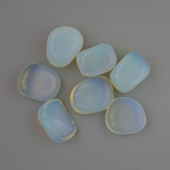 Souvenir Moonstone Tumbled Stone, 19x15 mm (±), packaging 100 g
