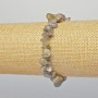 Labradorite bracelet with natural stone chips, 7x4 mm diameter, length 18 cm, stretch