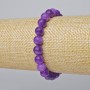 Lepidolite Bracelet (Imitation) Smooth Bead, 8 mm Diameter, 18 cm Length ± (Stretch)