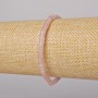 Pink Quartz Bracelet, natural stone, faceted, diameter approx. 4x2 mm, length approx. 18 cm (stretch)
