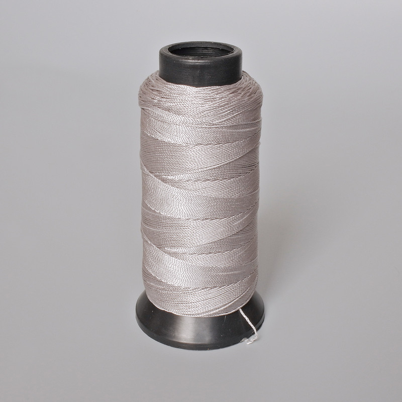 Gray nylon thread spool, 0.9 mm diameter, for crafts, 500 m