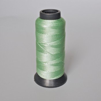 Mint color nylon thread spool, 0.9 mm diameter, for crafts, 500 m