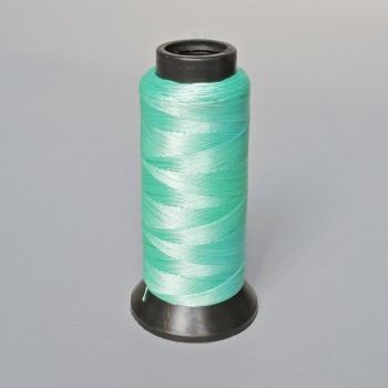 Turquoise nylon thread spool, 0.6 mm diameter, for crafts, 500 m