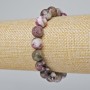 Natural Tourmaline Bracelet, natural stone, smooth beads, diameter 10 mm ±, length 18 cm ± (stretch)