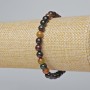 Jasper Bracelet (Imitation) Smooth Beads, 6mm diameter ±, 18cm length ± (Stretch)