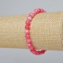 Tourmaline Bracelet (imitation) smooth beads, 6 mm diameter ±, length 18 cm ± (stretch)