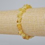 Yellow Opal Bracelet, natural stone chip, diameter 6×3mm+-, length 18cm+- (stretch)