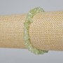 Prenite Bracelet, Natural Stone Chip, 6x3 mm Diameter, 18 cm Length ± (Stretch)