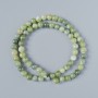 Beads Green Opal (Acrylic Imitation) Smooth Ball, 6mm Diameter, 40cm Length on Thread