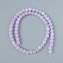 Kunzite Beads (Acrylic Imitation) Smooth Beads, 6.5 mm Diameter, 40 cm Length on Beading Thread