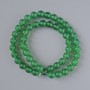 Chrysoprase Beads, Natural Stone, Smooth Round Beads, Diameter 8 mm, Length 38 cm on Thread