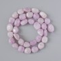 Kunzite Beads, Natural Stone, Faceted Teardrop, 10x12 mm, 40 cm Length on Thread