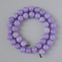 Lepidolite Beads (Pressed) Smooth Spheres, 10.5 mm Diameter, 38 cm Length on Thread
