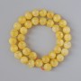 Citrine Beads, Natural Stone, Smooth Bead, Diameter 10.5 mm, Length 38 cm on Thread