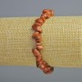 Bracelet Golden Sand Aventurine (synthetic) chip, diameter 8x5 mm, length 18 cm (stretch)