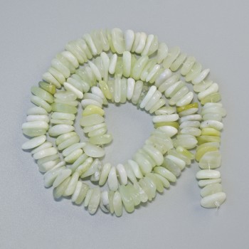 Onyx beads, natural stone chips, diameter 10×3 mm, length 40 cm on thread