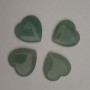 Jade Heart-Shaped Souvenir Stone 25x25x6.5 mm