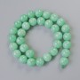 Amazonite Beads, Natural Stone, Smooth Round Beads, 10 mm Diameter, 38 cm Length on Thread
