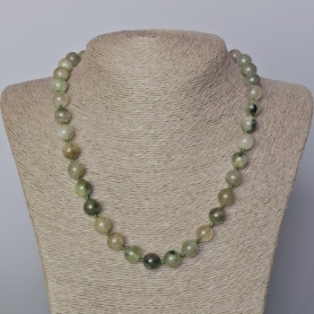 Phantom Quartz Necklace with Rutile