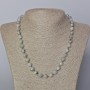 Labradorite Necklace with Faceted Beads, Natural Stone, 8 mm Diameter, 45–51 cm Length