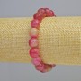 Bracelet Multicolor Tourmaline — Smooth Beads, Diameter 10.5 mm ± (stretch), Length 18 cm+