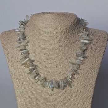 Labradorite Necklace with Natural Stone