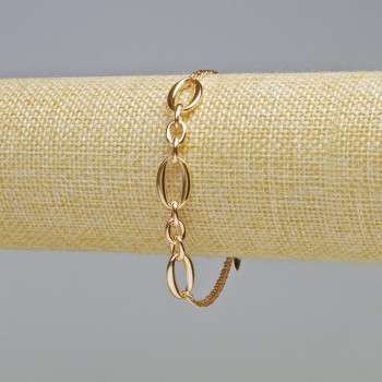 Xuping Bracelet 18K Gold Plating, Thickness 3 mm, 10 mm+-, Length 16–20 cm