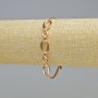 Xuping Bracelet 18K Gold Plating, Thickness 3 mm, 10 mm+-, Length 16–20 cm