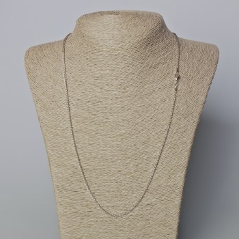 Xuping Rhodium Chain, 1.9 mm thick, 60 cm long