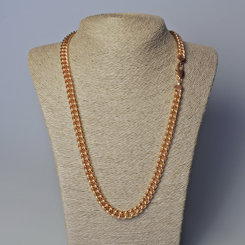 Xuping 18K Gold Plated Chain, 8.6 mm thick, 60 cm long