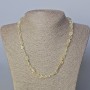 Citrine Quartz Necklace, Natural Stone, Faceted Beads, Bead Diameter 6–9 mm, Length 45–50 cm